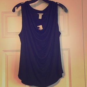 Banana Republic petite large black tank